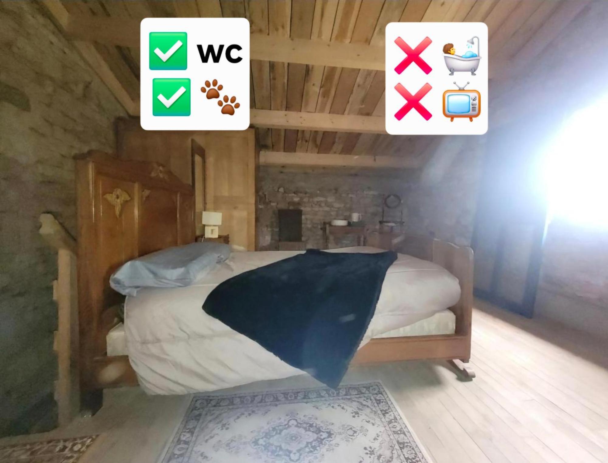 Nuit Insolite, Chambre Au Dessus D'Une Etable La Chapelle-Themer Ngoại thất bức ảnh